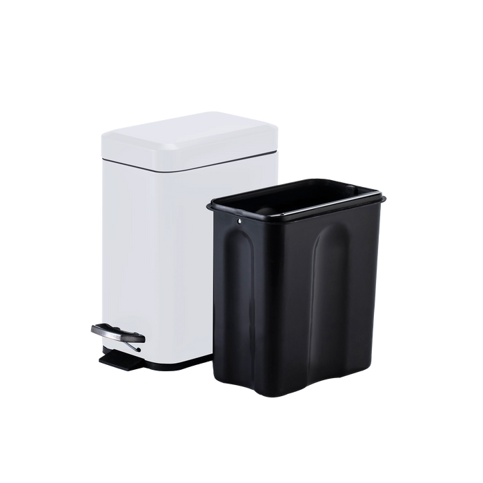 1.3 Gallon Slim Bathroom Trash Can - 5 Liter