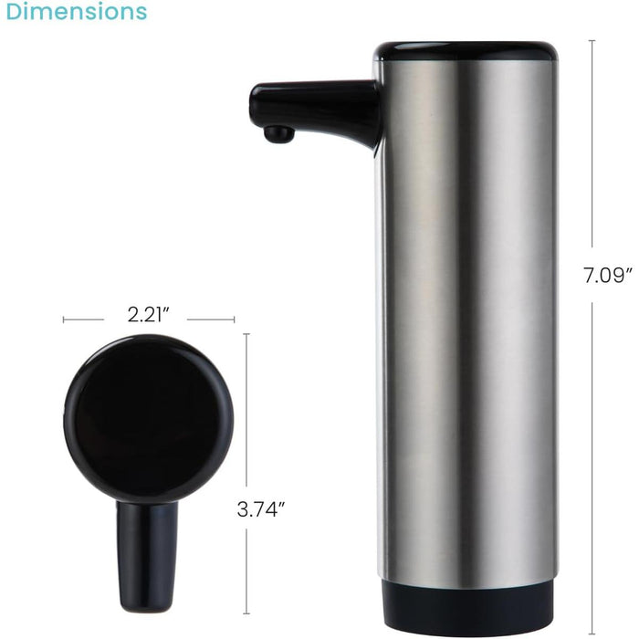 Foaming Hand Soap Dispenser with Stainless Steel Outer Cover