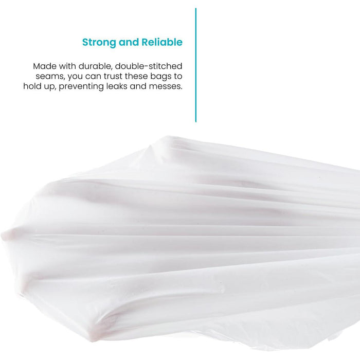 8 Gallon Kitchen Trash Bags with Drawstring Handles, Heavy Duty Custom Fit Design, Code 30R