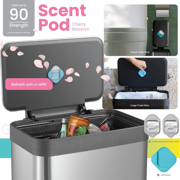 CleanAura Air Freshener Scent Pod Home Kit - Cherry Blossom Scent