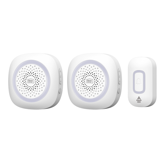 Battery Operated Wireless Doorbell None - Smart System - 2pk, Walmart Exclusive