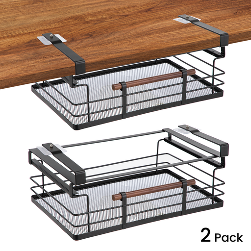 DIY Cupboard Drawer Basket Kitchen Storage Shelf Organizer Sliding Cabinet  Basket Pull Out Metal Drawer Type Mesh Basket